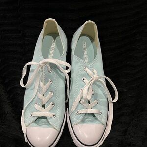 Converse Women's Aqua Canvas Sneakers